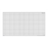 Magnetic Dry-Erase Teaching Aides Mat - Grid Lines 40"H x 40"W x .1"D