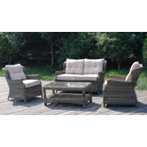Winchester 4 Seater High Back Sofa Set