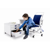 Champion Kids Three Drawer Rolling Cube Container