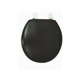 Solid Soft Toilet Seat in Black