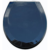 Premium Wood Toilet Wood Seat in Metallic Black