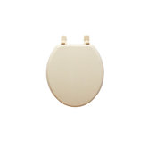 Molded Wood Toilet Seat in Bone