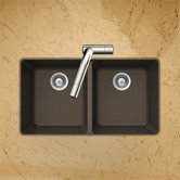 Alive Series Undermount 50/50 Double Bowl Sink