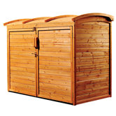 Refuse Wood Storage Shed