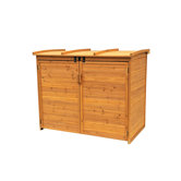 Wood Horizontal Refuge Storage Shed