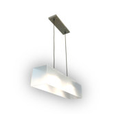 White Acrylic Hanging Lamp