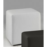 W&uuml;rfel Hocker "Cube" in Wei&szlig;