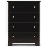 Columbia with Roller Glides 4 Drawer Chest