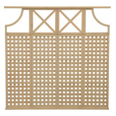 4 High Privacy Lattice X Arch Panel