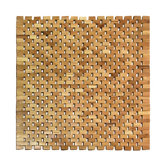 Teak Square Shower Mat