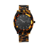 Women's Time Teller Watch with Acetate Strap