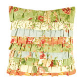 Garden Dream Ruffled Pillow