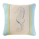 Natural Shells Embroidery Pillow