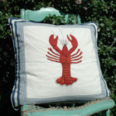 Lobster Porch Pillow