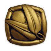 Bamboo Leaf Distressed Knob