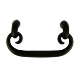 Toscana Drop Pull in Distressed Black