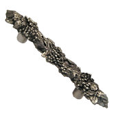 Fruits of Nature Grape Pull in Distressed Satin Pewter