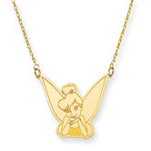 Gold-plated SS Disney 18inch Tinker Bell Necklace