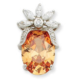 Sterling Silver CZ Pendant