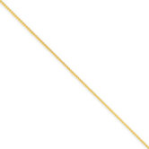 14k 0.80mm Spiga Pendant Chain
