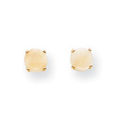 14k Opal Earrings - October Birthstone