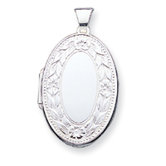 Sterling Silver Oval Locket