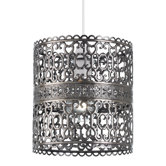 18,5cm Pendelleuchte in Messing antik
