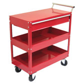 29" Metal Tool Cart