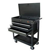 33" Steel Tool Cart in Industrial Powder Coat Paint