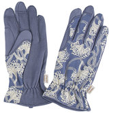 Indigo Berries Blue Print Glove, Hat and Apron Set