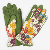 Morning Glory Print Glove, Hat and Tote Set