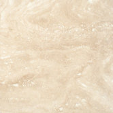 6" x 6" Honed, Filled And Beveled Travertine Tile in Tuscany Ivory