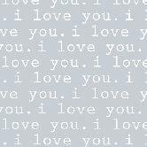 Imagination - 'I Love You' Stretched Wall Art