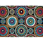 Aurora Black Circles Rug
