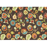 Juliana Brown Floral Rug