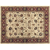 Maple Ivory/Red Rug