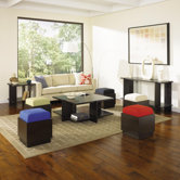 Frank Llloyd Wright Usonian Square Coffee Table Set