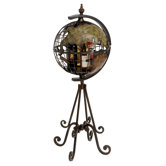 Globe 4 Bottle Wine Rack