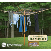 Deluxe Bamboo Fold Away Clothesline