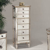 Borghese Mirrored Linen Chest