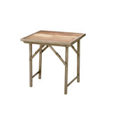 Campaign Folding End Table