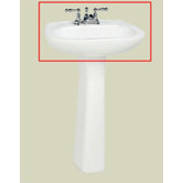 Marathon Junior Pedestal Sink Basin