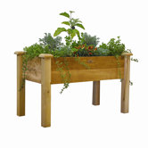 Rustic Elevated Garden Bed