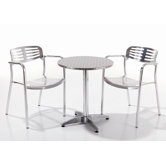 Plaza Round Table with Plaza Deluxe Chair