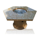 Masa Hexagon Mosaic Fire Pit Table