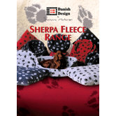 Sherpa Fleece Paw Dog Fibre Bed