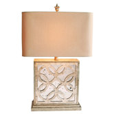 Shimmering Silver 1 Light Montecito Table Lamp