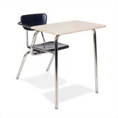 3000 Series 29" Plastic Chair Desk