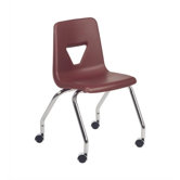 2000 Series 18" Plastic Classroom Mobile Chair