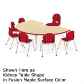 4000 Series Horseshoe Activity Table with Short Legs